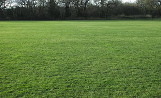 day, England, eye level view, football pitch, grass, London, sunny, The United Kingdom, winter