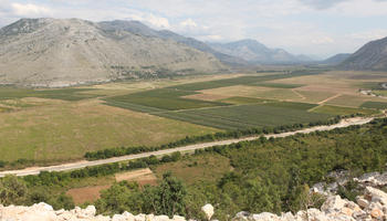 autumn, Croatia, day, elevated, field, mountain, shrubland, sunny, valley