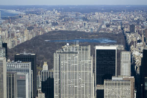 city, cityscape, day, elevated, New York, New York, park, sunny, The United States, urban, winter