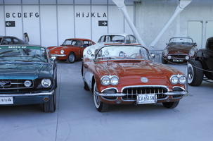 car, classic car, day, diffuse, diffused light, exhibition, eye level view, France, natural light, Nice, Provence Alpes Cote D