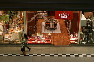 artificial lighting, elevated, interior, Poland, Poznan, retail, shopping centre, Wielkopolskie