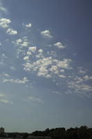 Altocumulus, blue, cloud, Croatia, day, eye level view, morning, natural light, open space, sky, summer, Zadarska