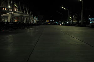 artificial lighting, Croatia, eye level view, lowered, night, outdoor lighting, pavement, Split, Splitsko-Dalmatinska, winter