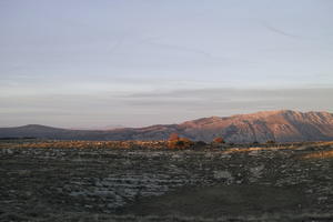 autumn, dusk, elevated, eye level view, France, Gourdon, mountain, nature, Provence Alpes Cote D