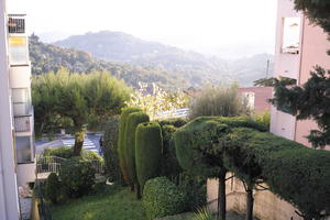 above, day, France, hedge, overcast, passage, Provence Alpes Cote D