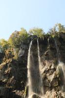 below, Croatia, day, Karlovacka, mountain, sunny, tree, vegetation, waterfall