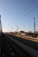 bright, Bulgaria, day, elevated, railway, station