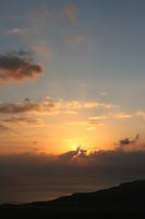 Canarias, cloud, coastline, dusk, elevated, evening, godrays, Las Palmas, seascape, sky, Spain, sunset