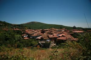 architecture, Castilla y Leon, day, elevated, Salamanca, Spain, summer, sunlight, sunny, sunshine, vegetation, village