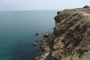 Bulgaria, cliff, day, elevated, natural light, seascape, Varna