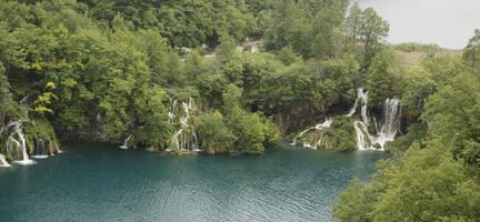 Croatia, day, diffuse, diffused light, eye level view, Karlovacka, lake, natural light, summer, waterfall, woodland