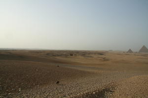 clear, day, desert, Egypt, eye level view, haze, sky, summer, sunny