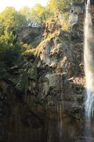 Croatia, day, eye level view, Karlovacka, mountain, sunny, tree, vegetation, waterfall