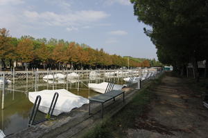 Assisi, camp site, day, eye level view, harbour, Italia , lake, nature, open space, outdoors, summer, sunny, tree, treeline, Umbria, vegetation