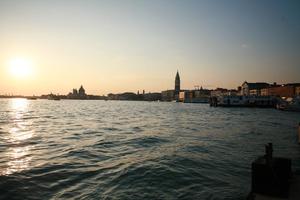 architecture, building, day, dusk, eye level view, Italia , seascape, sky, sun, sunset, Veneto, Venice