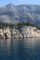 Croatia, day, eye level view, Makarska, mountain, rockery, seascape, Splitsko-Dalmatinska, summer, vegetation