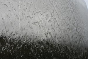 day, England, eye level view, fountain, metal, Sheffield, The United Kingdom, wall, water