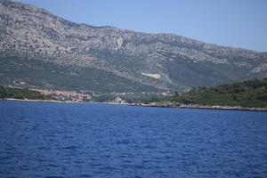 coastline, Croatia, day, eye level view, mountain, seascape, summer, vegetation