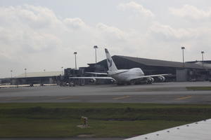 airplane, airport, autumn, cloudy, day, eye level view, Malaysia, Malaysia, natural light