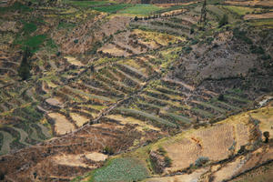 Arequipa, Arequipa, autumn, day, elevated, natural light, Peru, sunny, valley, Valley of Volcanoes, vegetation