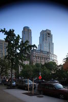 car, day, eye level view, Manhattan, New York, street, The United States, tree