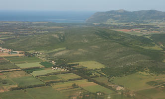 aerial view, Alghero, coastline, day, field, Italia , mountain, Sardegna, summer