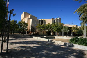 Alicante, building, day, eye level view, pavement, Spain, sunny, tree, Valenciana