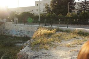 Alicante, balustrade, dusk, eye level view, Spain, street, Valenciana