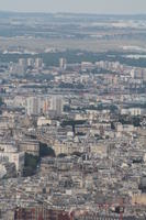 aerial view, autumn, city, cityscape, day, diffuse, diffused light, France, Ile-De-France, Paris