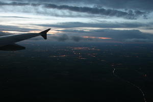 aerial view, artificial lighting, England, ground, London, night, spring, The United Kingdom