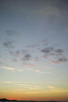 Altocumulus, cloud, Croatia, dusk, dusk, evening, eye level view, open space, sky, summer, Zadarska