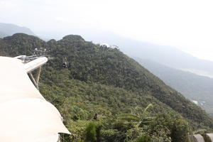 cable car, canopy, day, elevated, forest, Kedah, Malaysia, mountain, sunny, vegetation