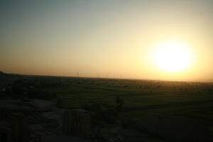 aerial view, clear, dusk, East Timor, Egypt, Egypt, sky, sun, sunset