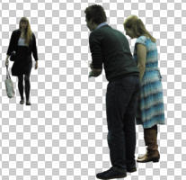 casual, cutout, cutout groups, cutout people, day, diffuse, diffused light, eye level view, group, people, spring, standing, summer