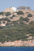 Agios Nikolaos, autumn, bush, coastline, day, eye level view, Greece, Lasithi, vegetation