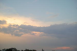 Cirrostratus, cloud, cloudy, Croatia, Cumulonimbus, evening, eye level view, open space, sky, summer, Zadarska