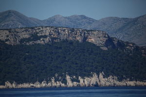 coastline, Croatia, day, eye level view, mountain, seascape, summer, woodland