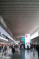 autumn, ceiling, crowd, day, eye level view, indoors, Italia , Lazio, passengers, people, Rome, station, sunny, walking