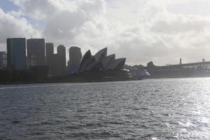 Australia, cityscape, dusk, eye level view, New South Wales, seascape, summer, Sydney, Sydney Opera House