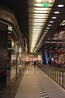 artificial lighting, ceiling, eye level view, floor, indoor lighting, Poland, Poznan, retail, shopfronts, shopping centre, Wielkopolskie