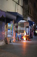 artificial lighting, autumn, Essaouira, eye level view, market, Morocco, night, object, souvenir, stall