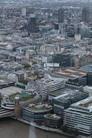 aerial view, city, day, diffuse, diffused light, England, London, overcast, The United Kingdom, urban, winter