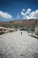 Arequipa, Arequipa, autumn, day, eye level view, mountain, natural light, pavement, Peru, street, sunny, town