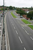 car, day, elevated, England, grass, guardrail, London, natural light, road, The United Kingdom, vegetation