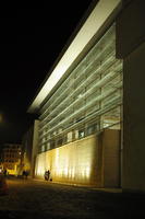 artificial lighting, building, eye level view, facade, Italia , Lazio, night, outdoor lighting, pavement, Rome