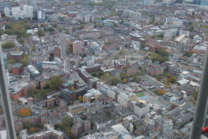 aerial view, city, day, diffuse, diffused light, England, London, overcast, The United Kingdom, urban, winter