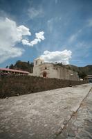 Arequipa, Arequipa, autumn, church, day, eye level view, natural light, pavement, Peru, street, sunny, wall