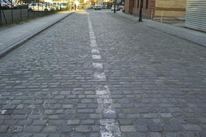 day, diffuse, diffused light, eye level view, natural light, pavement, Poland, Poznan, spring, Wielkopolskie