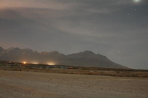 Arequipa, Arequipa, autumn, eye level view, mountain, night, Peru, sky