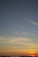 blue, Cirrus, cloud, Croatia, dusk, dusk, evening, eye level view, open space, sky, summer, sunlight, sunset, sunset, Zadarska